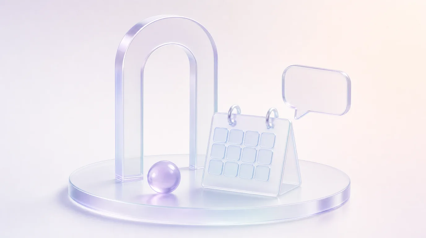 A workspace connected to calendar planning