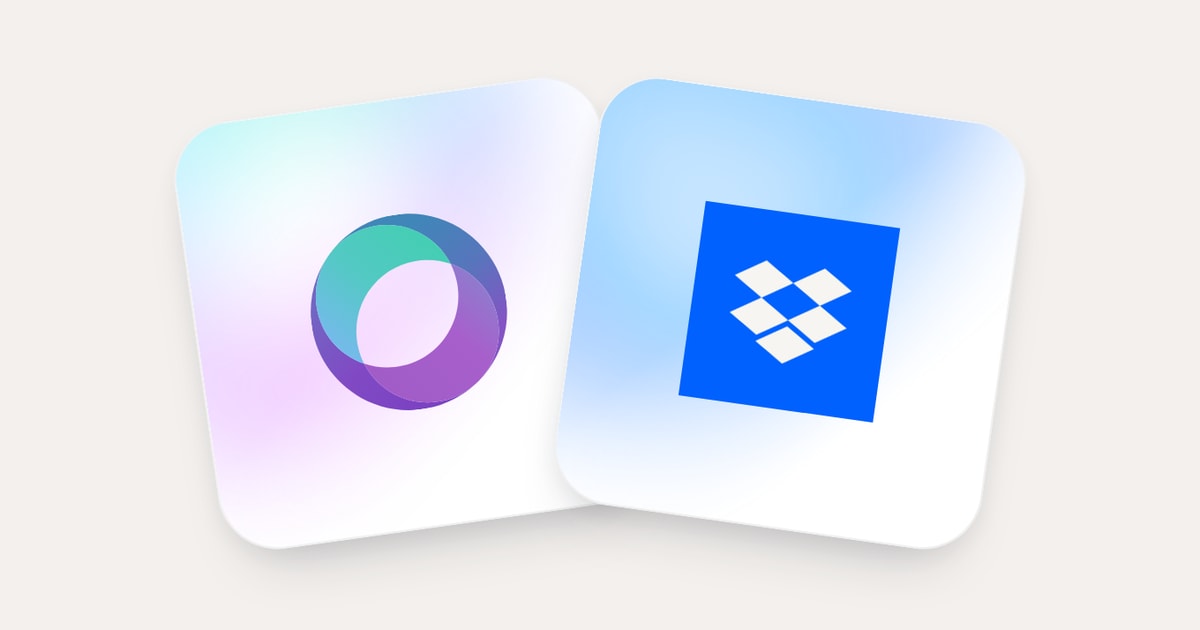 SPIRITT connected to Dropbox