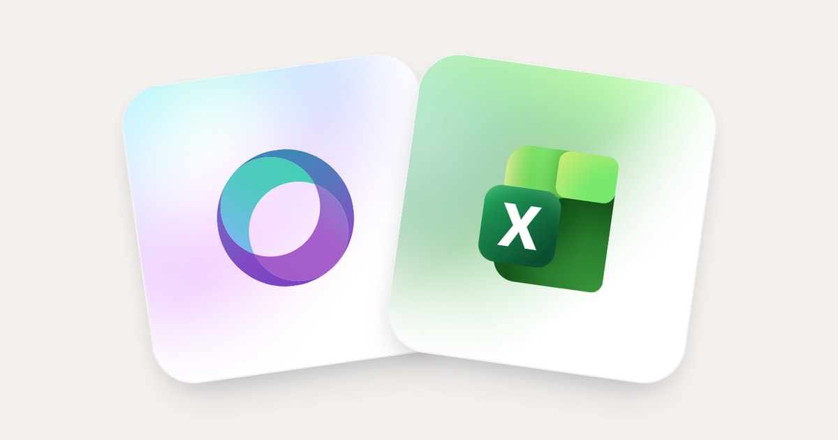 SPIRITT connected to Microsoft Excel