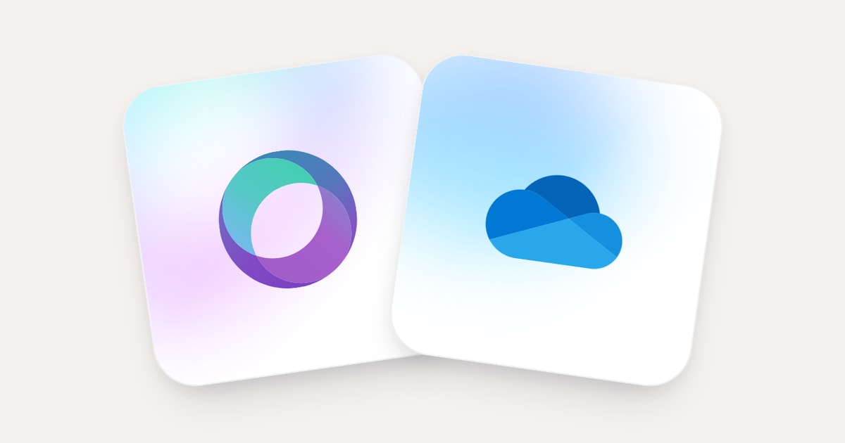 SPIRITT connected to OneDrive