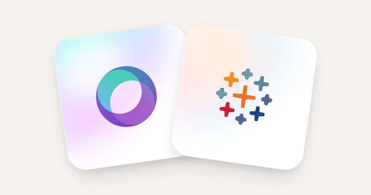 SPIRITT connected to Tableau