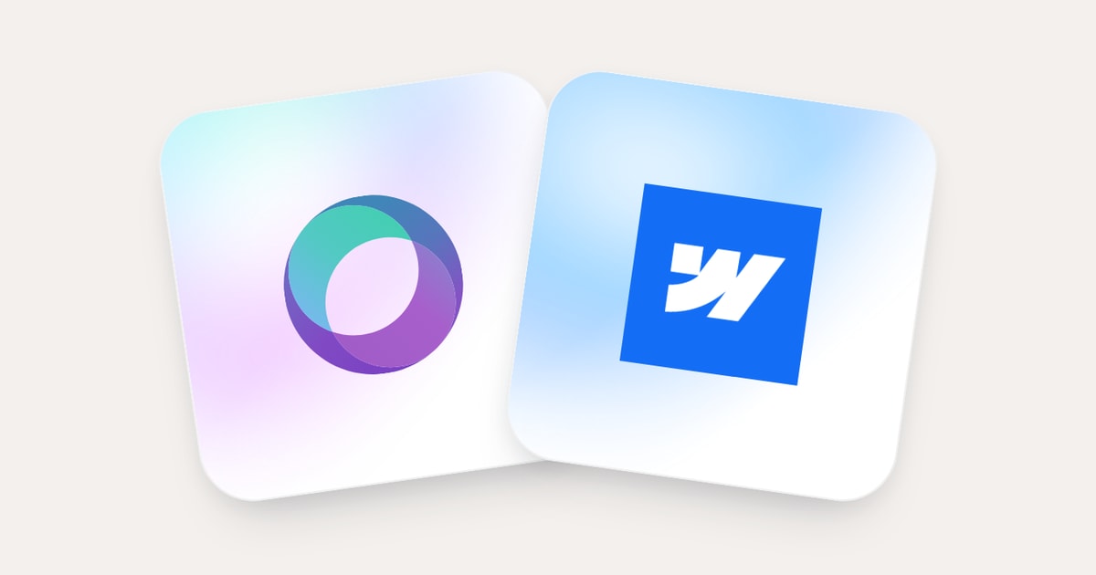 SPIRITT connected to Webflow